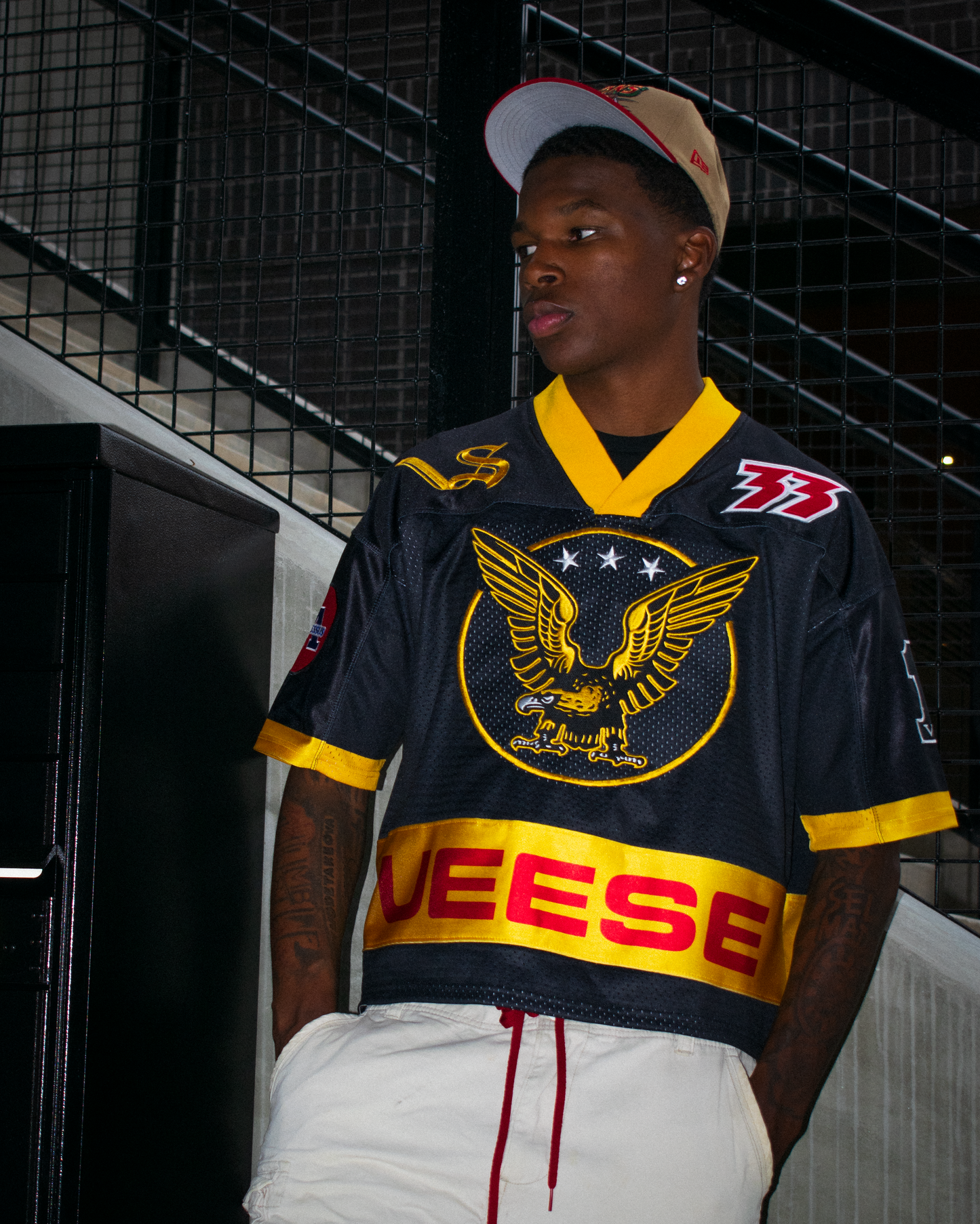 Golden Wings Jersey (Black)