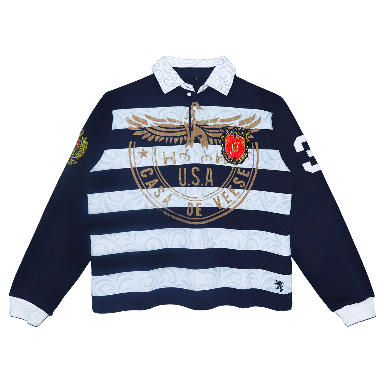 Casa de Veese Long Sleeve Polo